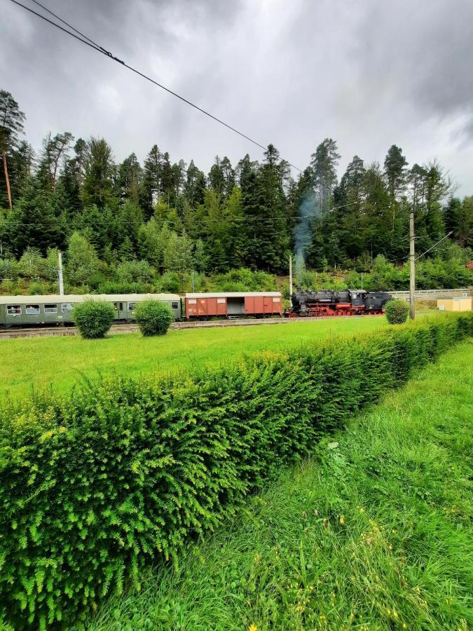 Ferienwohnung Am Wald Bad Herrenalb Luaran gambar